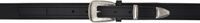 LEMAIRE Black Minimal Western Belt