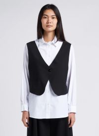 Imperial - Chemise col classique droit en superposition - Taille L - Blanc