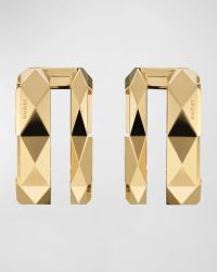 Link to Love Huggie Earrings in 18k Yellow Gold