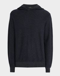 Men's Geo Jacquard Long-Sleeve Hoodie