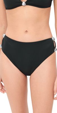 SIMKHAI Tyas Bikini Bottoms Black S