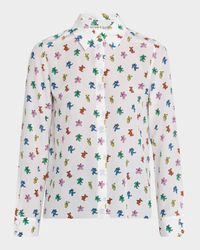 Rainbow Bears Willa Placket Top
