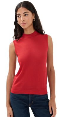 CO Shell Cashmere Tank Red M