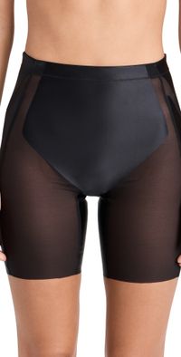 SPANX SPANXshape Booty-Lifting Mid-Thigh Short Cafe au Lait XS