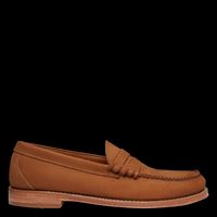 Gh Bass - Mocassins en cuir velours - Taille 45 - Marron