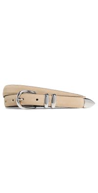 Anderson's Skinny Double Fastener Leather Belt Tan 85