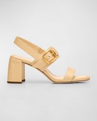 Hawke Leather Buckle Slingback Sandals