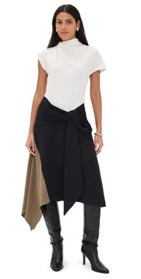 STAUD Davina Dress Black multi 12