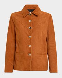 Suede Shirt Jacket
