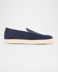 Men's Hybrid Venetian Suede Slip-Ons