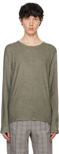 OUR LEGACY Khaki Regular Long Sleeve T-shirt