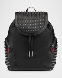 Men's Funky Spikes Leather Backpack