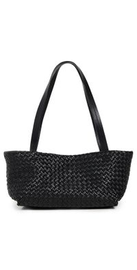 St. Agni Petit Woven Trapeze Bag Black One Size