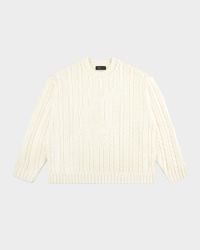 Men's Wool Cable Sweater