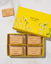 Custom Message Shortbread Cookies - Personalized