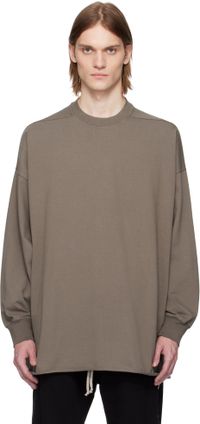 Rick Owens DRKSHDW Gray Hollywood Tommy LS T-shirt