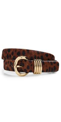 Madewell Inez Belt Caramel Multi Calfhair XS