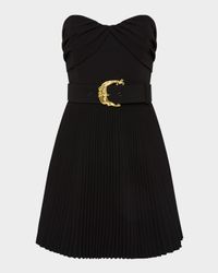 Lucine Strapless Pleated Mini Dress