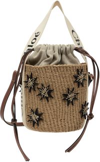 Chloé Beige Small Woody Basket Bag