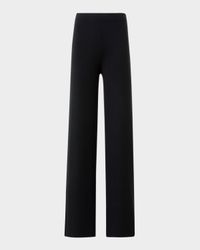 Cashmere Milano Knit Bootcut-Leg Pants
