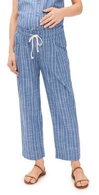 HATCH The Jude Pants Blue/White Stripe 0