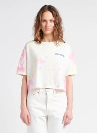 Maison Labiche - Tee-shirt ample col rond en coton bio brodé - Taille L - Multicolore