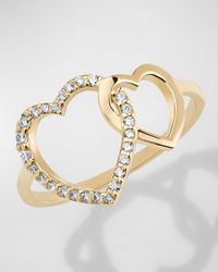 Flawless Interlocking Heart Ring