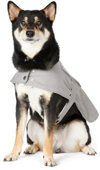 SUNNEI Grey Nylon Mano Pesca Trench Coat