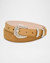 Men's Western Nubuck Suede Belt
