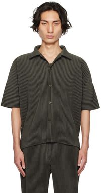 HOMME PLISSÉ ISSEY MIYAKE Khaki Monthly Color July Shirt
