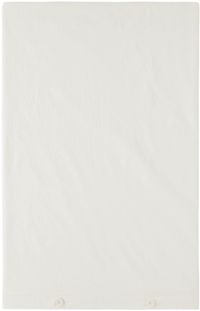 Tekla White Percale Duvet Cover, King