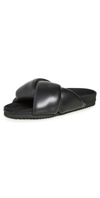 ROAM Foldy Puffy Slides Black 6
