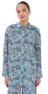 STAUD Sandbar Top SKY TOILE XL