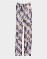 Puvis Sequined Relaxed Drawstring Pants