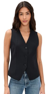 LE BOP Jacey Neck Vest Black S