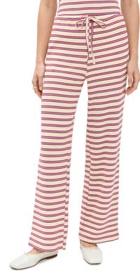Bailey Rose Striped Pants Cream/Cherry L
