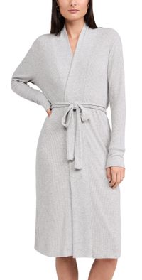 PJ Salvage Textured Essentials Robe Heather Grey S