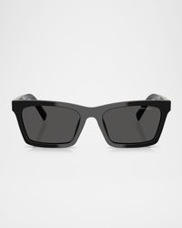 MUA05S Rectangular Acetate Sunglasses