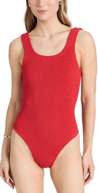 Hunza G Coverage Square One Piece Red One Size