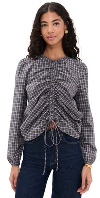 LE BOP Fallon Top Chocolate Check XL