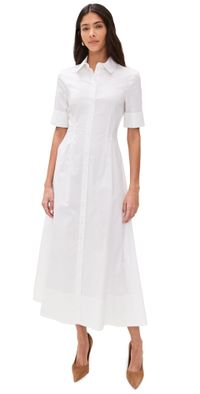 STAUD Joan Dress White 2