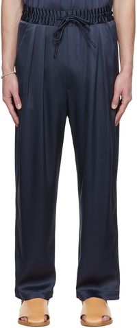 Nanushka Navy Jiro Trousers