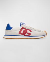 Men's Mixed-Material DG Cushion Sneakers