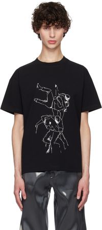 HELIOT EMIL T-shirt Shelter noir
