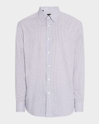 Men's Cotton Micro-Check Sport Shirt
