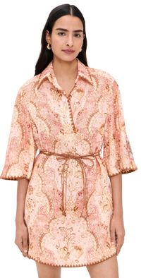 Zimmermann Daylight Tunic Mini Damask Rose 4