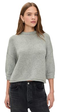 Secular 3/4 Sleeve Sweater Grey L