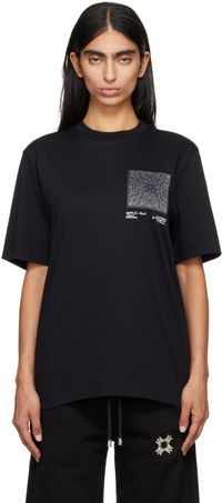 AMIRI Black 'MA' Bandana Silk Applique T-shirt