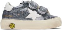 Golden Goose Baby Gunmetal May School Sneakers
