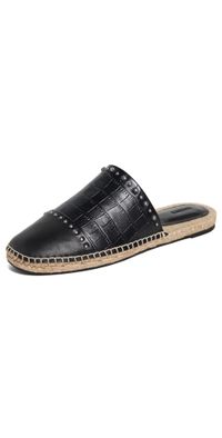 L'AGENCE Helenor Espadrilles Black 8
